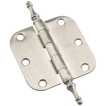 3" (76 mm) Full Mortise Butt Hinge with Steeple Tips - 5/8", alt 0