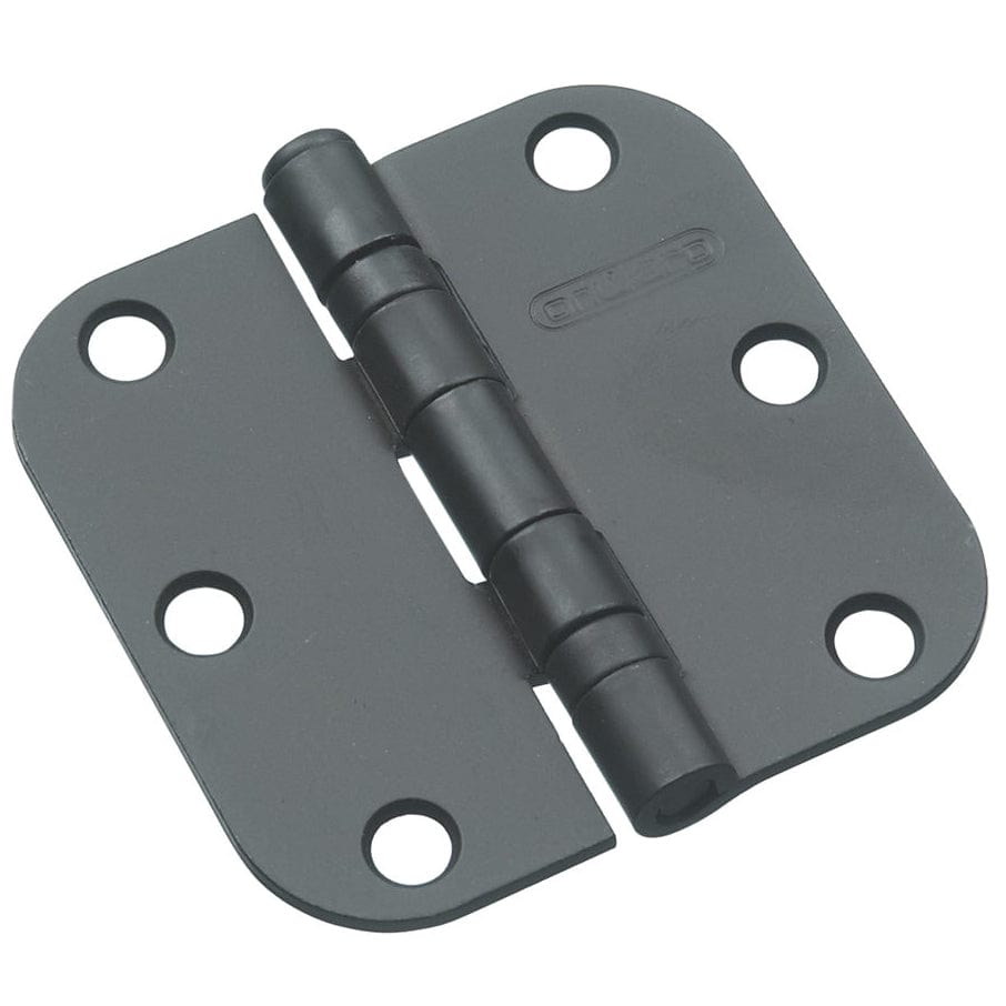 3" (76 mm) Full Mortise Ball Bearing  Butt Hinge with 5/8" R alt 0