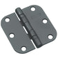 3" (76 mm) Full Mortise Ball Bearing  Butt Hinge with 5/8" R alt 0
