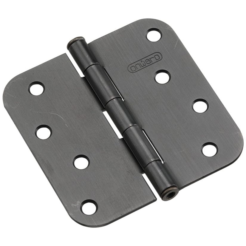 4" (102 mm) Full Mortise Butt Hinge 5/8" Radius Oil-Rubbed B alt 0