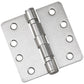 4" (102 mm) Full Mortise Ball Bearing Butt Hinge 1/4" Radius alt 0