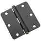 3-1/2" (89 mm) Full Mortise Butt Hinge 1/4" Radius Oil-Rubbe alt 0
