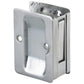 3-7/32" (82 mm) Pocket Door Pull Rectangular Brushed Chrome Passage alt 0