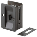 3-7/32" (82 mm) Pocket Door Pull  Rectangular Oil-Rubbed Bronze Privacy alt 0