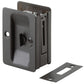 3-7/32" (82 mm) Pocket Door Pull  Rectangular Oil-Rubbed Bronze Privacy alt 0