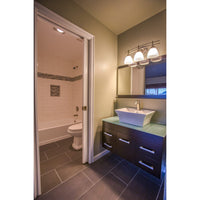 2-7/16" (62 mm) Pocket Door Pull Square Brushed Nickel Passage alt 0