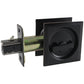 2-7/16" (62 mm) Pocket Door Pull Square Oil-Rubbed Bronze Passage alt 0