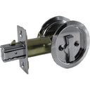 2-7/16" (62 mm) Pocket Door Pull Round Chrome Privacy alt 0