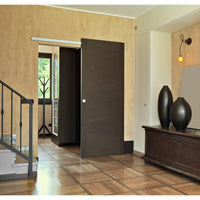 2-7/16" (62 mm) Pocket Door Pull Round Brushed Nickel Privacy alt 0