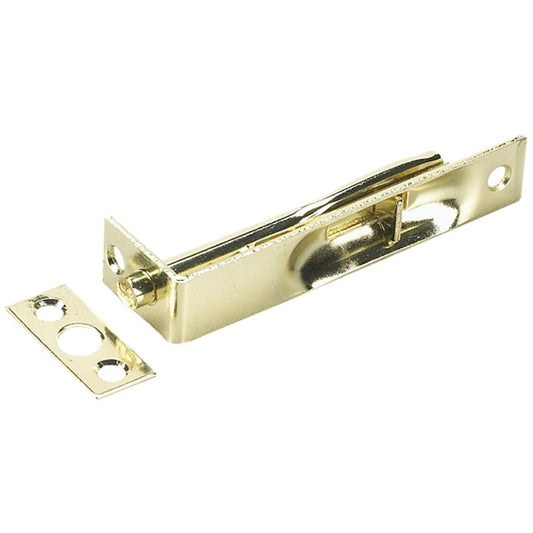4" x 3/4" Flush Bolt Brass alt 0