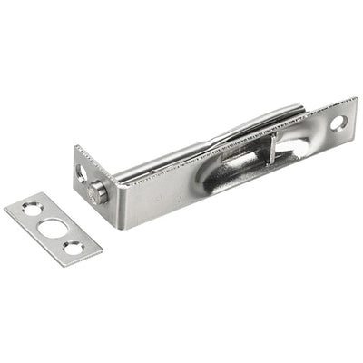 4" x 3/4" Flush Bolt Brushed Nickel alt 0