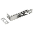4" x 3/4" Flush Bolt Brushed Nickel alt 0