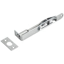 6" x 3/4" Flush Bolt 5/8" Radius Chrome alt 0