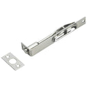 6" x 3/4" Flush Bolt Brushed Nickel alt 0