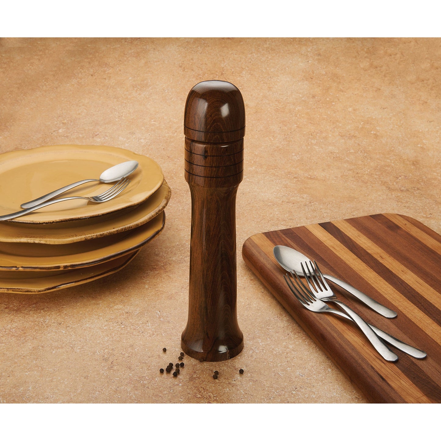 Adjustable Length Salt or Pepper Professional Grinder Mechanism Turning Kit alt 0