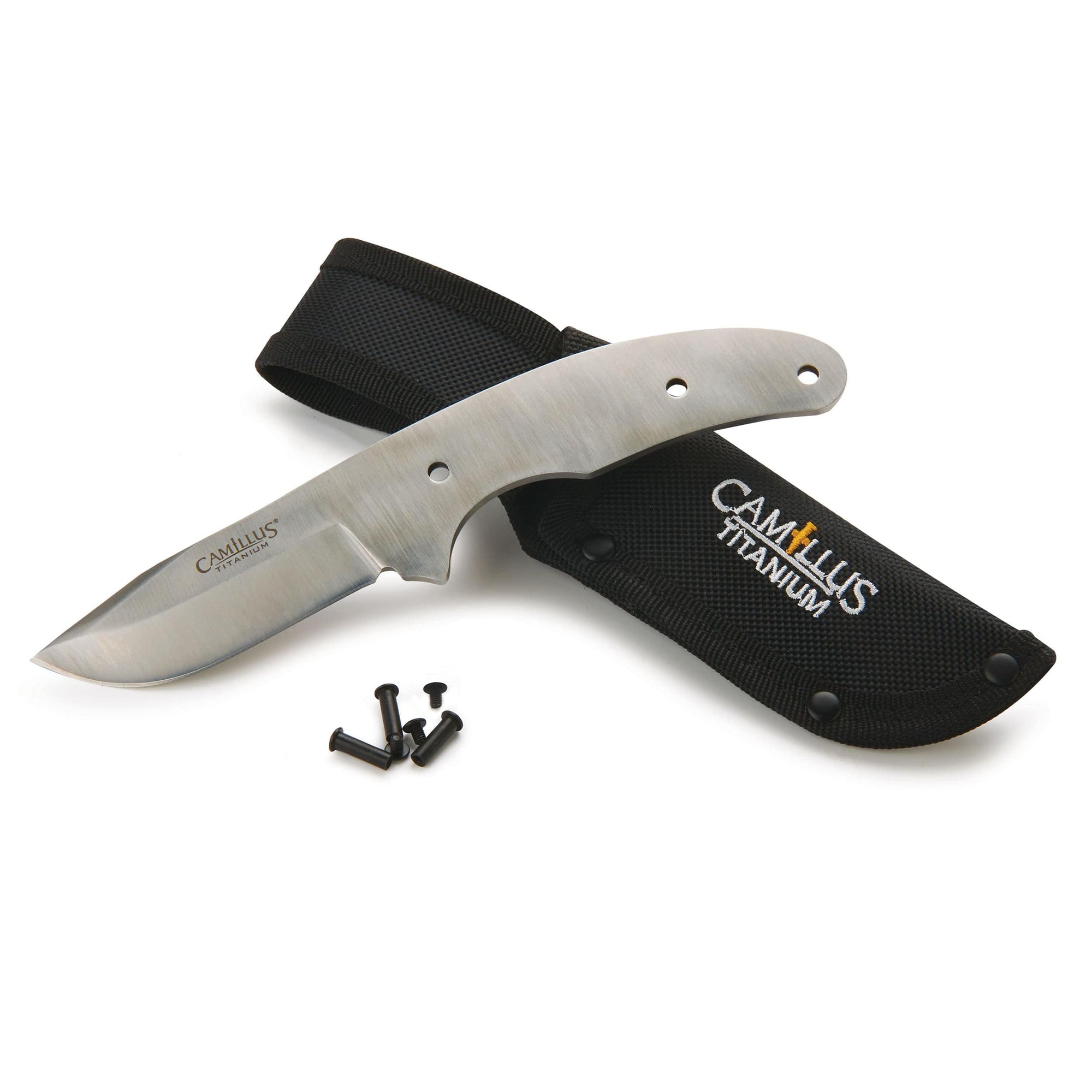Balkus Fixed Blade Knife for Hunting and Fishing - 8" - Unfinished Kit alt 0