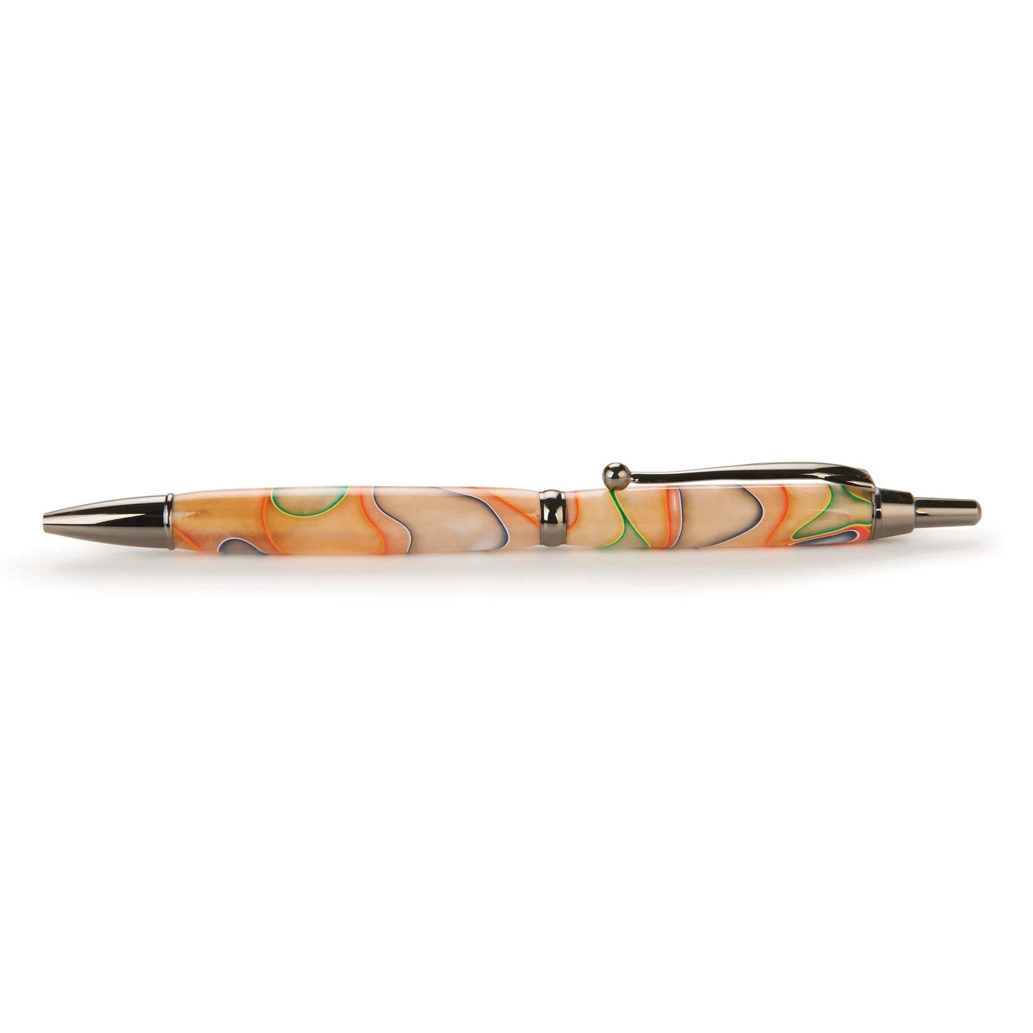 7mm Slim Style Click Pen Kit Schmidt Mech Gunmetal alt 0