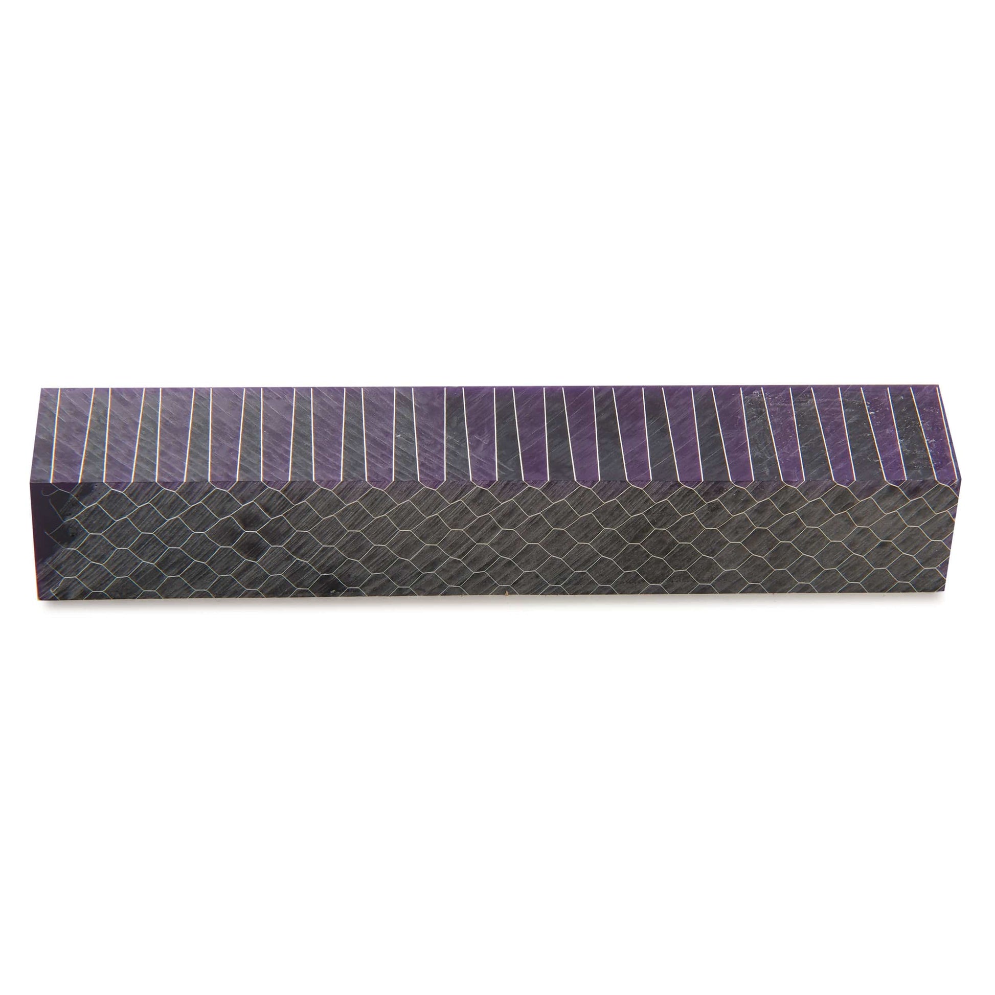 Acrylic Honeycomb Pen Blank Grape alt 0