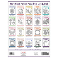 Wood Flower Circles Pattern Pack By Lora S. Irish alt 0
