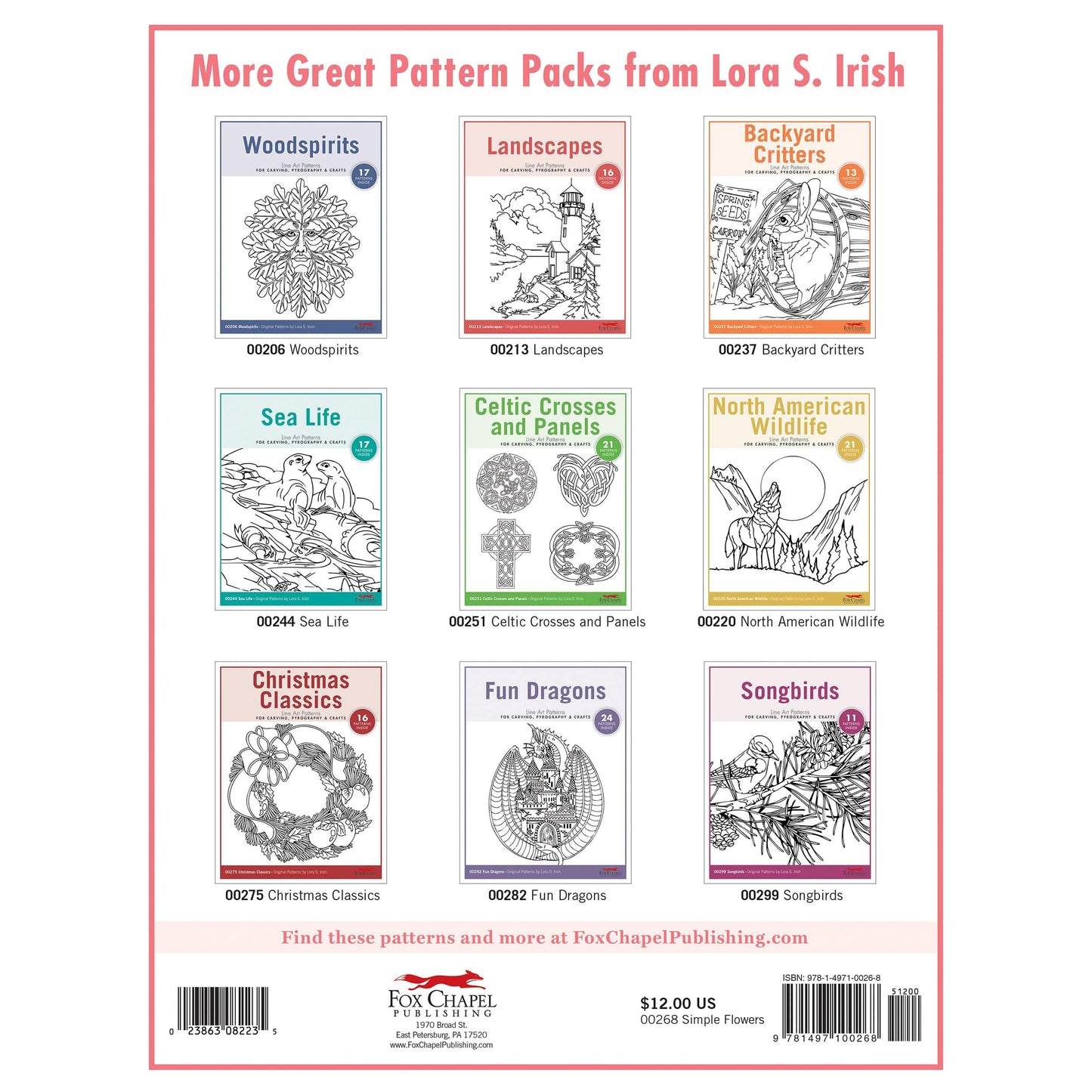 Simple Flowers Carving Patterns Pack alt 0