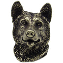 Siberian Husky Knob Brass Oxide alt 0