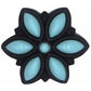 Turquoise Flower Knob Black Oxide alt 0