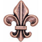 Fleur De Lis Knob Copper Oxide alt 0