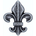 Fleur De Lis Knob Pewter Oxide alt 0
