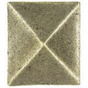 Prism Pyramid Knob Brass Oxide alt 0