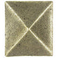 Prism Pyramid Knob Brass Oxide alt 0