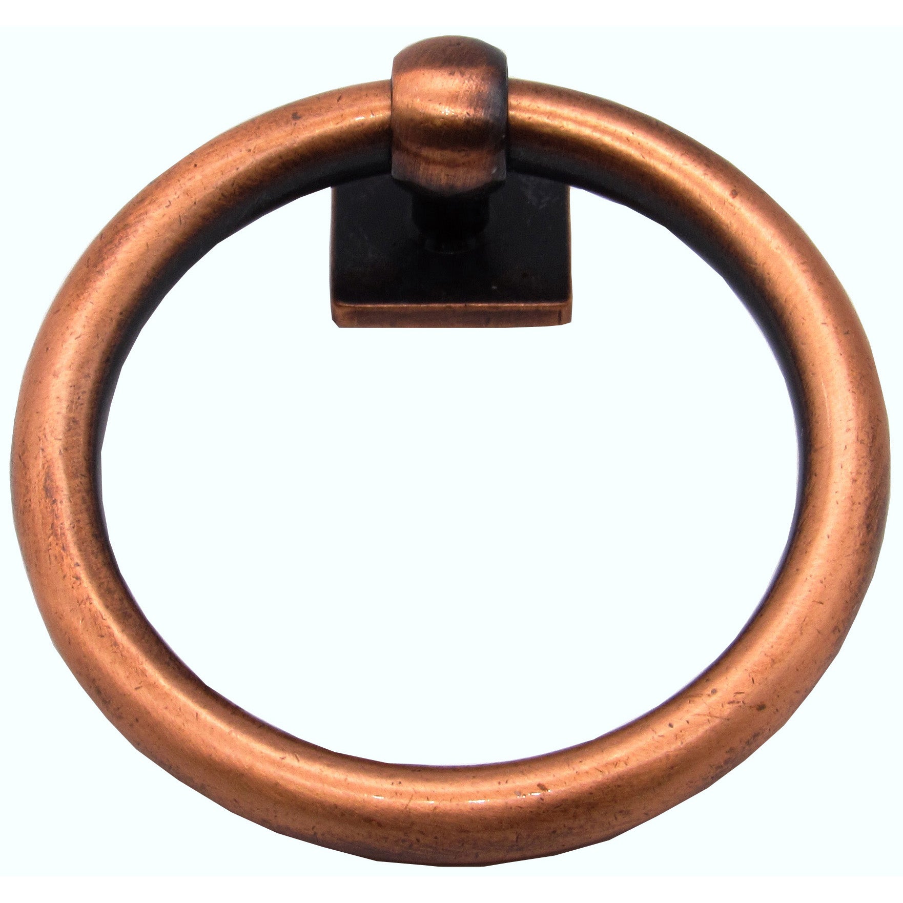 Traditional Ring Pull Satin Copper Oxide alt 0