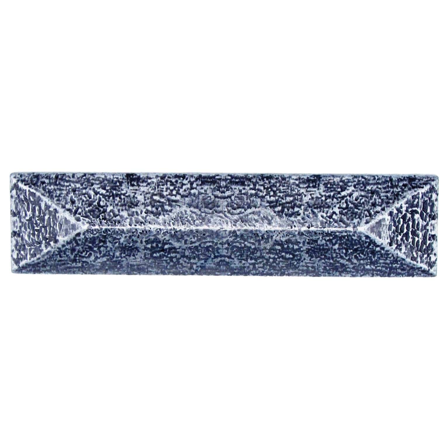 Rustic Pyramid Pull 3" Center Pewter Oxide alt 0