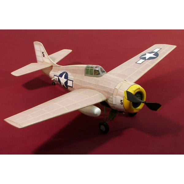 Dumas Products Inc F 4F Wildcat Airplane Model Kit Woodcraft