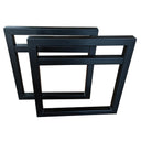 Cube Bench Legs - 20" - Black - Pair alt 0