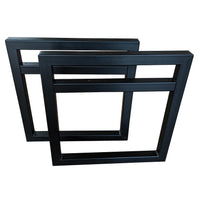 Cube Bench Legs - 20" - Black - Pair alt 0