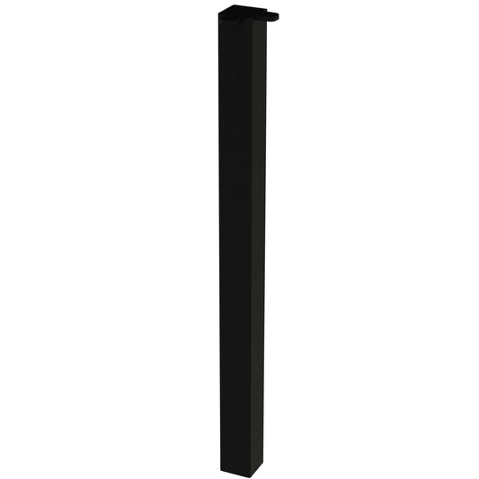 Pedestal Leg - 28" - Black - 4 Piece alt 0