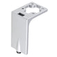 3-15/16" (100 mm) Design Adjustable Furniture Leg Aluminum alt 0