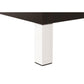 11-3/4" (300 mm) Adjustable Furniture Leg Matte White Pack of 4 alt 0