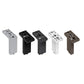 5-29/32" (150 mm) Adjustable Contemporary Versatile T or L Shaped Furniture Leg Matte Black alt 0