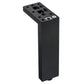 7-7/8" (200 mm) Adjustable Contemporary Versatile T or L Shaped Furniture Leg Matte Black alt 0