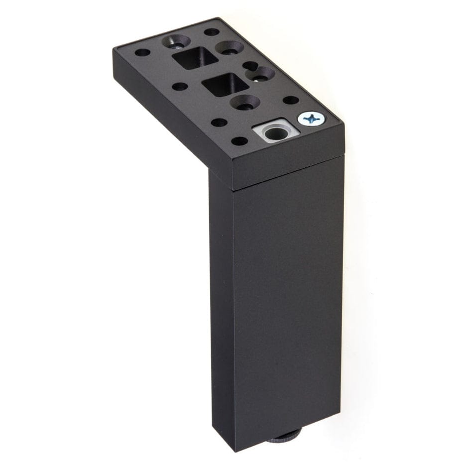 9-27/32" (250 mm) Adjustable Contemporary Versatile T or L Shaped Furniture Leg Dark Brown alt 0