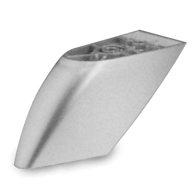1-31/32" (50 mm) Decorative ABS Leg Silver alt 0