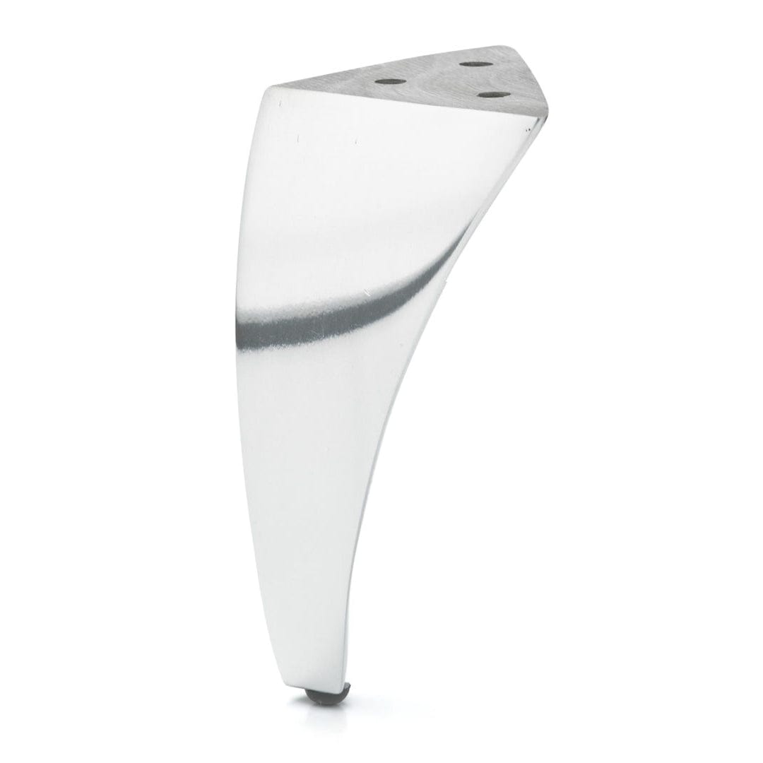 4" (102 mm) Aluminum Furniture Leg Polished Aluminum alt 0