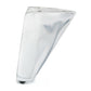 4" (102 mm) Aluminum Furniture Leg Polished Aluminum alt 0