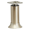 3-15/16" (100 mm) Vintage Adjustable Round Leg Stainless Steel alt 0