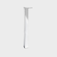 27-3/4" (705 mm) Adjustable Square Leg Chrome Pack of 4 alt 0
