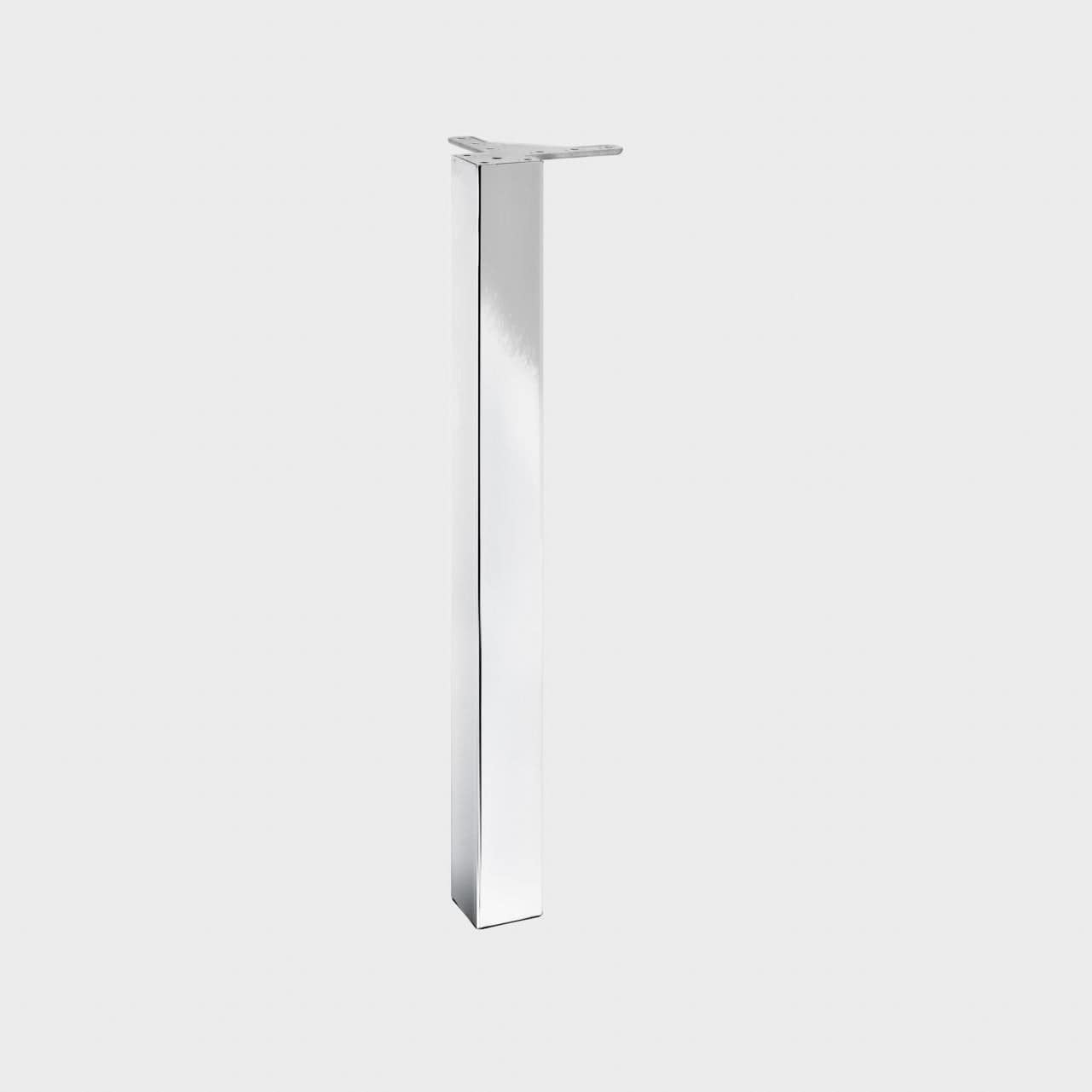 27-3/4" (705 mm) Adjustable Square Leg Chrome Pack of 4 alt 0