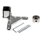 27-3/4" (705 mm) Adjustable Quadratonda Design Table Leg Gray alt 0