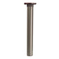 27-3/4" (705 mm) Isola Adjustable Table Leg with High Adjustment Matte Chrome alt 0