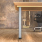 27-1/2" (700 mm) Adjustable Table Leg Chrome Pack of 4 alt 0